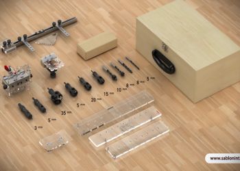 S210-12 Sablon Cabinet Making Multi Function Jigs Set 3/4 (18-19mm) Panels