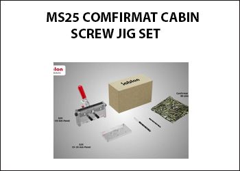 MS 25 Confirmat Cabinet Screw Drilling Jig with 80 pcs of confirmat Screw 6.3mm x 50mm (0.25 x 1.97 inch)