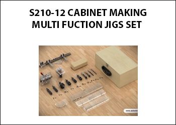 S210-12 Sablon Cabinet Making Multi Function Jigs Set 3/4 (18-19mm) Panels
